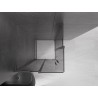 Mexen Velar L Duo Duschkabine Schiebetür 90 x 90 cm, Graphit, Gebürstetes Gun Gray - 871-090-090-02-43-66