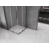 Mexen Velar L Duo Schiebedusche 80 x 80 cm, mattiert, gebürstet gun gray - 871-080-080-02-33-66