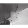 Mexen Velar L Duo Schiebedusche 80 x 80 cm, mattiert, gebürstet gun gray - 871-080-080-02-33-66