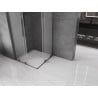 Mexen Velar L Duo Schiebeduschkabine 90 x 90 cm, satiniert, gebürstetes Gun Gray - 871-090-090-02-33-66