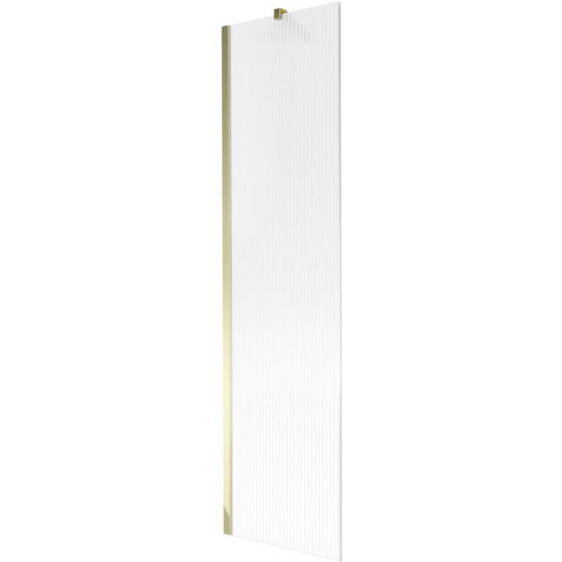 Mexen Next Badewannenwand 1-flügelig 50 x 150 cm, Streifen, Gold - 895-050-000-00-09-50