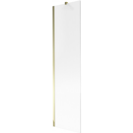 Mexen Next Badewannenwand 1-flügelig 50 x 150 cm, Streifen, Gold - 895-050-000-00-09-50