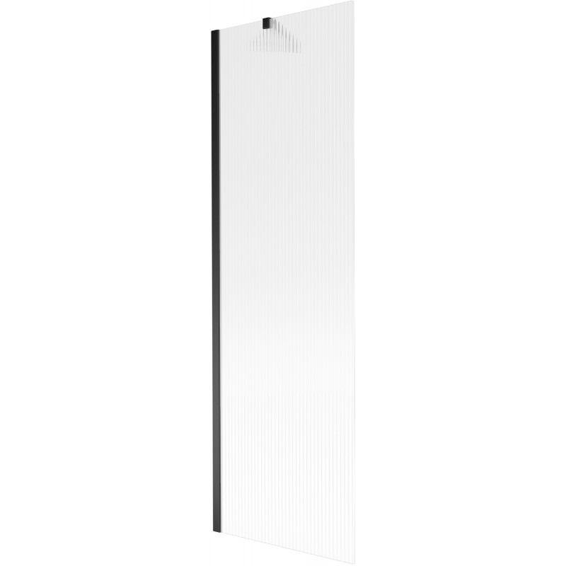 Mexen Next Badewannenfaltwand 1-flügelig 60 x 150 cm, Streifen, schwarz - 895-060-000-00-09-70