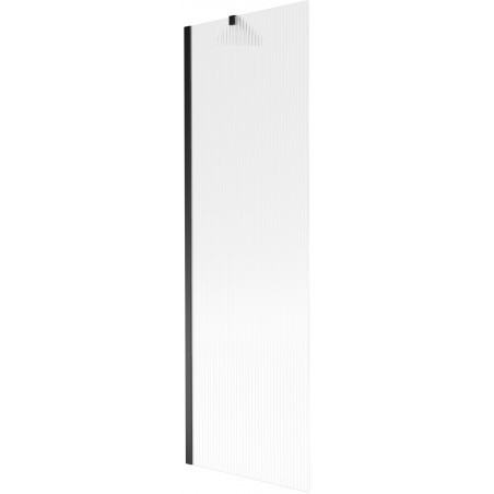 Mexen Next Badewannenfaltwand 1-flügelig 60 x 150 cm, Streifen, schwarz - 895-060-000-00-09-70