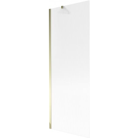 Mexen Next Badewannenabtrennung 1-flügelig 70 x 150 cm, gestreift, gold - 895-070-000-00-09-50