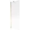 Mexen Next Badewannenabtrennung 1-flügelig 70 x 150 cm, gestreift, gold - 895-070-000-00-09-50