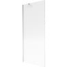 Mexen Next Badewannenfaltwand 1-flügelig 80 x 150 cm, Streifen, Chrom - 895-080-000-00-09-01