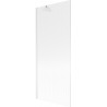 Mexen Next Badewannenwand 1-flügelig 80 x 150 cm, Streifen, weiß - 895-080-000-00-09-20