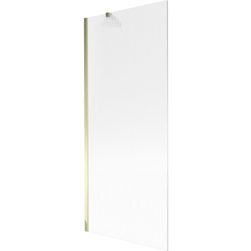 Mexen Next Badewannenbildschirm 1-flügelig 80 x 150 cm, gestreift, gold - 895-080-000-00-09-50
