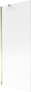 Mexen Next Badewannenbildschirm 1-flügelig 80 x 150 cm, gestreift, gold - 895-080-000-00-09-50