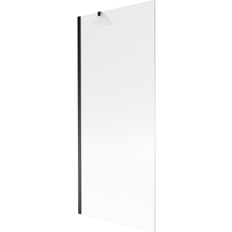 Mexen Next Badefaltwand 1-flügelig 80 x 150 cm, Streifen, schwarz - 895-080-000-00-09-70