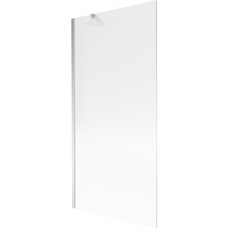 Mexen Next Badewannenfaltwand 1-flügelig 90 x 150 cm, Streifen, Chrom - 895-090-000-00-09-01