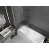 Mexen Next Badewannenfaltwand 1-flügelig 90 x 150 cm, Streifen, Chrom - 895-090-000-00-09-01