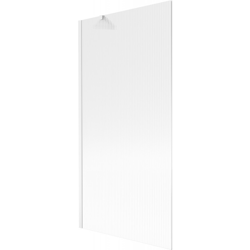 Mexen Next Badewannenwand 1-teilig 90 x 150 cm, gestreift, weiß - 895-090-000-00-09-20