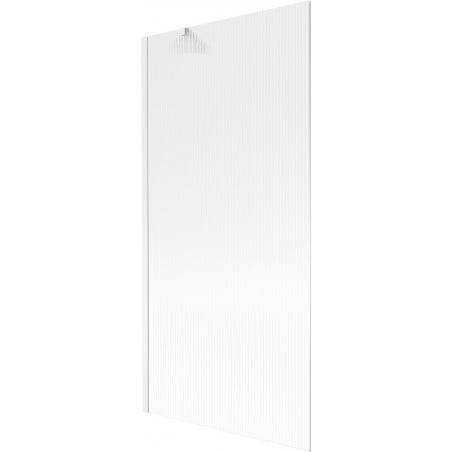 Mexen Next Badewannenwand 1-teilig 90 x 150 cm, gestreift, weiß - 895-090-000-00-09-20
