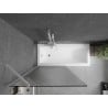 Mexen Next Badewannenwand 1-teilig 90 x 150 cm, gestreift, weiß - 895-090-000-00-09-20