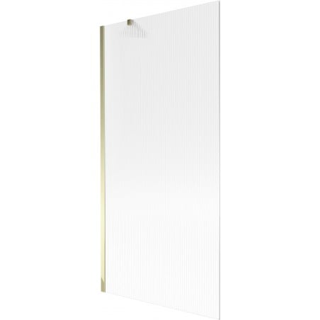 Mexen Next Duschabtrennung 1-flügelig 90 x 150 cm, Streifen, Gold - 895-090-000-00-09-50
