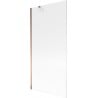 Mexen Next Badewannenfaltwand 1-flügelig 90 x 150 cm, Streifen, Roségold - 895-090-000-00-09-60