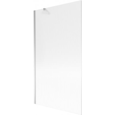 Mexen Next Badewannenfaltwand 1-teilig 100 x 150 cm, Streifen, Chrom - 895-100-000-00-09-01