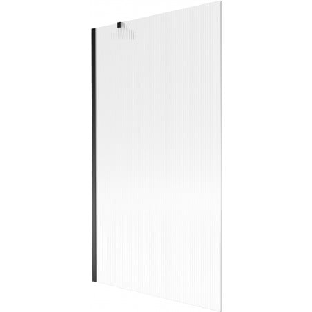 Mexen Next Duschabtrennung 1-flügelig 100 x 150 cm, gestreift, schwarz - 895-100-000-00-09-70