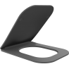 Mexen Teo langsam schließende Slim-Sitzfläche, Duroplast, dunkelgrau matt - 39840071