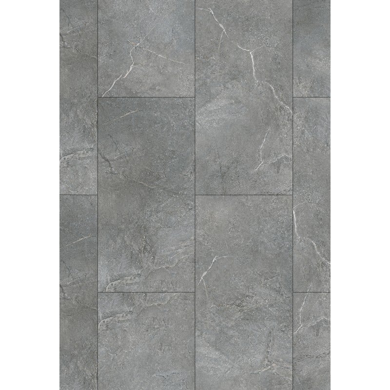 Mexen Silver Waves Muster von 6,5 mm SPC-Vinylpaneelen, IXPE-Unterlage 1,5 mm, 4 V-Fuge, Stein - F1144-S