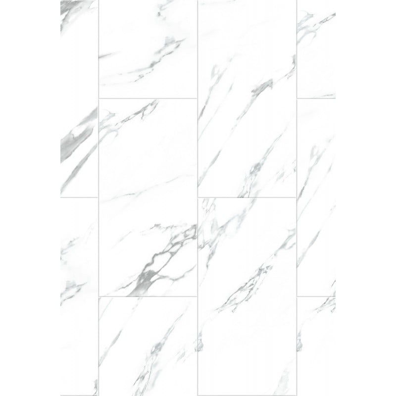 Mexen Glacier White Probe von SPC-Vinylpaneelen 6,5 mm, IXPE 1,5 mm, 4 V-Fuge, Jazz White - F1151-S