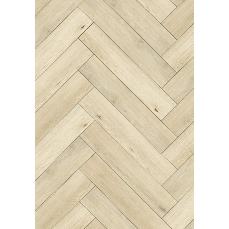 Mexen Calera Probe von Vinylpaneelen Fischgrät SPC 6,5 mm, Unterlage IPEX 1,5 mm, 4 V-Fuge, Eiche - F1168-S