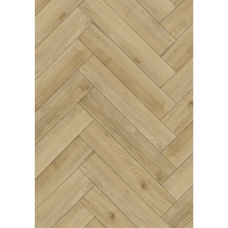 Mexen Charter Oak Muster von Vinylpaneelen Fischgrät SPC 6,5 mm, Unterlage 1,5 mm, 4 V-Fuge, Eiche - F1169-S
