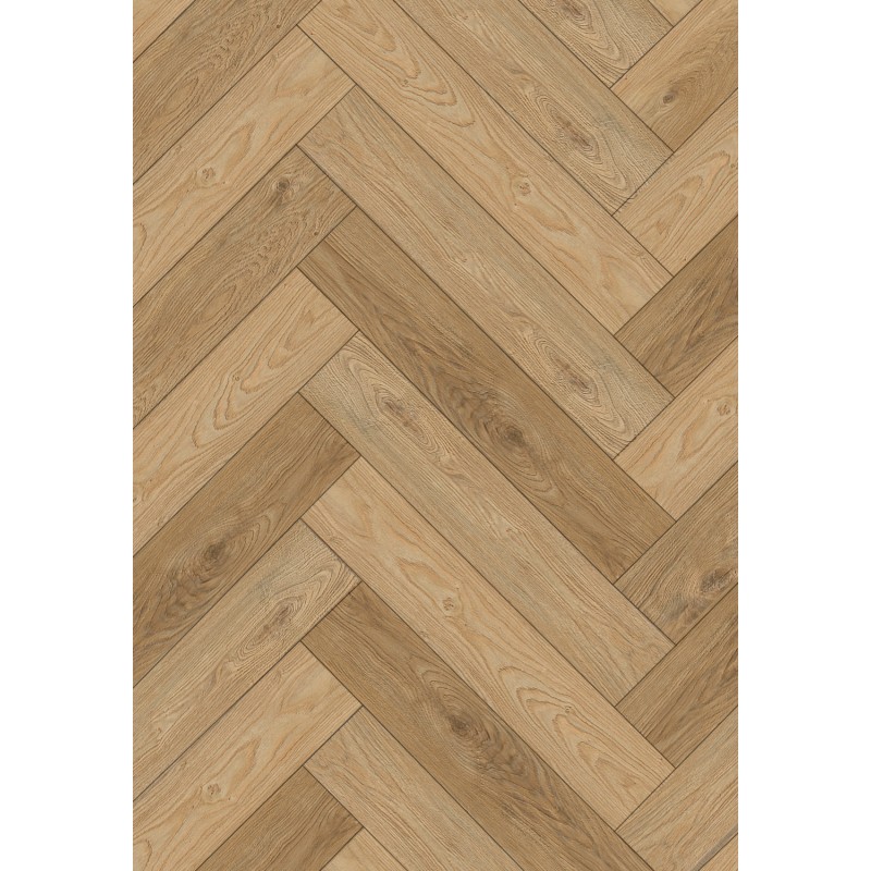 Mexen Sunset Hills Probe von Vinylplatten Fischgrät SPC 6,5 mm, Unterlage 1,5 mm, 4 V-Fuge, Eiche - F1170-S