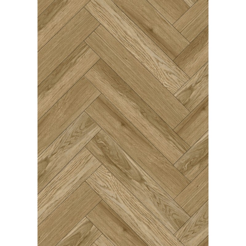 Mexen Manhattan Muster von Vinylpaneelen Fischgrät SPC 6,5 mm, IXPE Unterlage 1,5 mm, 4V-Fuge, Eiche - F1173-S