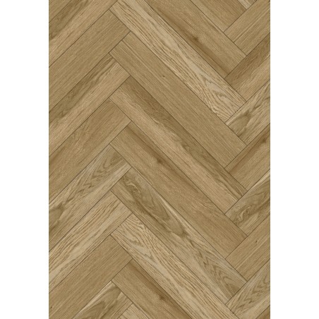 Mexen Manhattan Muster von Vinylpaneelen Fischgrät SPC 6,5 mm, IXPE Unterlage 1,5 mm, 4V-Fuge, Eiche - F1173-S