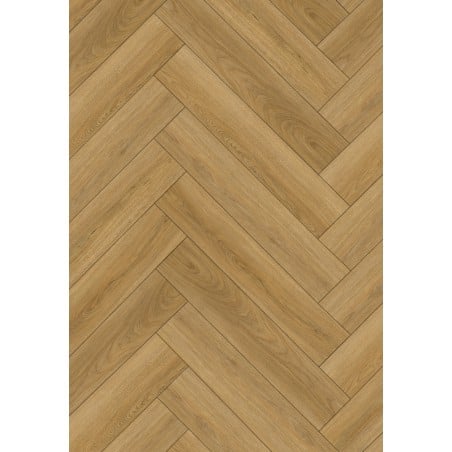 Mexen Chattanooga  Probe von Vinylpaneelen Fischgrätenmuster SPC 6,5 mm, Unterlage 1,5 mm, 4 V-Fuge, Eiche - F1178-S