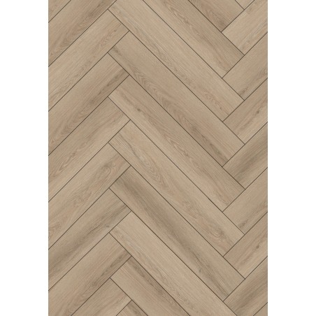 Mexen Palmdale  Probe von Vinylpanelen Fischgrät SPC 6,5 mm, IXPE-Unterlage 1,5 mm, 4 V-Fuge, Eiche - F1180-S