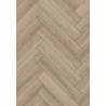 Mexen Palmdale  Probe von Vinylpanelen Fischgrät SPC 6,5 mm, IXPE-Unterlage 1,5 mm, 4 V-Fuge, Eiche - F1180-S