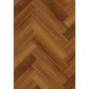 Mexen Lubbock  Muster von Vinylpaneelen Fischgrät SPC 6,5 mm, IXPE Unterlage 1,5 mm, 4 V-Fuge, Teak - F1186-S