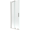 Mexen Velar 2-flügelige Duschwand, verschiebbar 70 x 150 cm, transparent, gebürsteter Nickel - 896-070-000-01-97