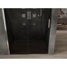 Mexen Omega Schiebetür für die Dusche 140 cm, Graphit, Chrom - 825-140-000-01-40