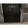Mexen Omega Schiebetüren für Dusche 160 cm, Graphit, Chrom - 825-160-000-01-40
