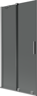 Mexen Velar 2-flügelige verschiebbare Badewannenwand 95 x 150 cm, Graphit, Gun Metal - 896-095-000-41-95