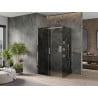 Mexen Omega Schiebetür-Duschkabine 110 x 90 cm, Grafit, Chrom - 825-110-090-01-40
