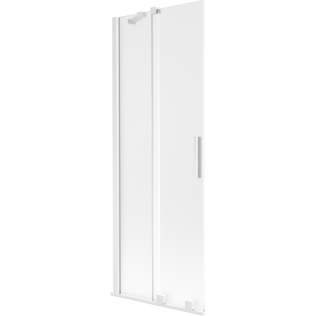 Mexen Velar Duschabtrennung 2-flügelig Schiebetür 70 x 150 cm, matt, weiß - 896-070-000-31-20