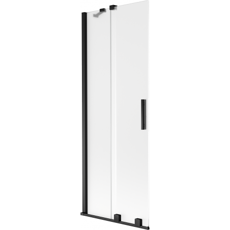Mexen Velar Duschwand mit 2-schiebeflügeln 70 x 150 cm, mattiert, schwarz - 896-070-000-31-70