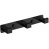 Mexen dreifacher Handtuchhaken, schwarz - 709263-70
