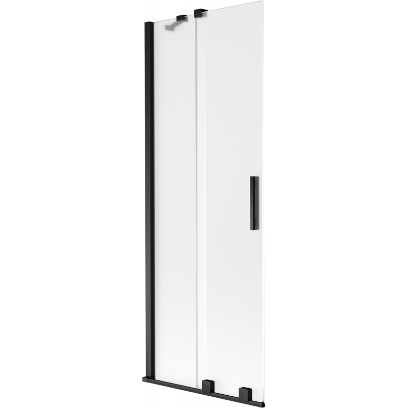 Mexen Velar Duschabtrennung 2-flügelig, verschiebbar 75 x 150 cm, matt, schwarz - 896-075-000-31-70