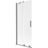 Mexen Velar 2-flügelige Schiebeduschwand 80 x 150 cm, matt, Gun Metal - 896-080-000-31-95