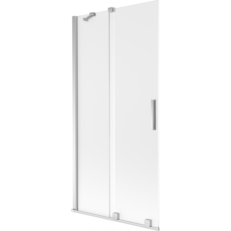 Mexen Velar Badewannen-Wandhalterung 2-flügelig verschiebbar 90 x 150 cm, matt, Chrom - 896-090-000-31-01