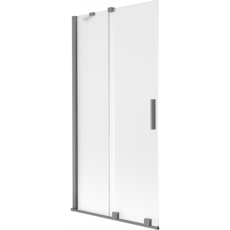 Mexen Velar Duschwand 2-flügelig verschiebbar 90 x 150 cm, matt, gun metal - 896-090-000-31-95