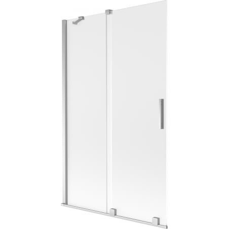 Mexen Velar Duschabtrennung 2-flügelig verschiebbar 110 x 150 cm, Milchglas, Chrom - 896-110-000-31-01