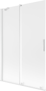 Mexen Velar Duschabtrennung 2-flügelig verschiebbar 120 x 150 cm, matt, weiß - 896-120-000-31-20
